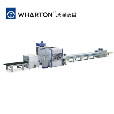 沃顿机械—WD-2800（WB/UV） 全自动智能往复喷漆干燥生产线 （干式喷涂）