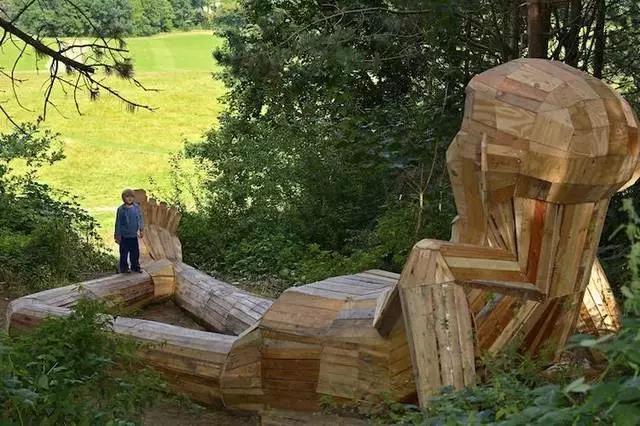 公园木艺造型制作图片