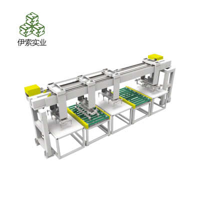 伊索实业-PLC可编程系统 四联吊自动拆板线 用于PCBCCL行业 全自动化设备