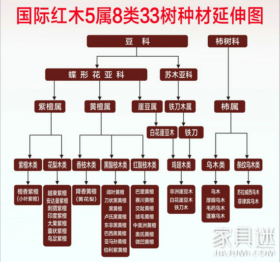 家具头条|非洲酸枝和东非酸枝是红木吗？必须不是！