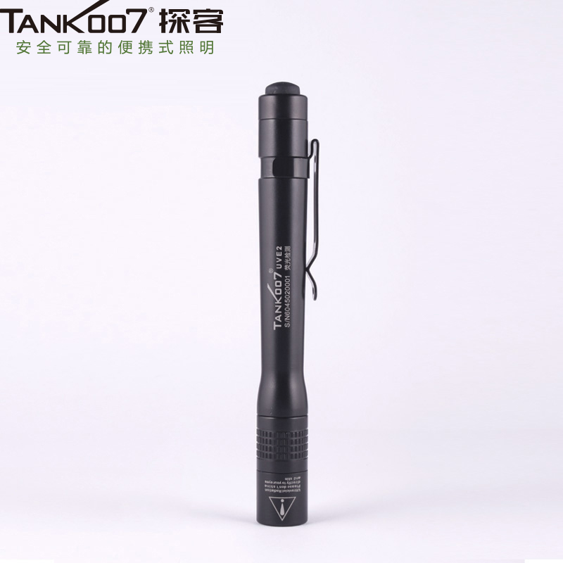 便携式迷你笔帽式荧光检测手电筒TANK007-UV E2