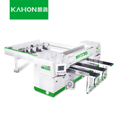 凯鸿翔机械-KH330全自动电脑裁板锯-锯路直、精度稳定