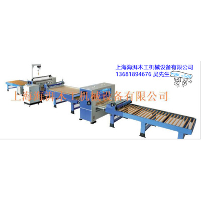 "上海供应密度板/免漆板热熔胶PUR贴面设备，现货出售"