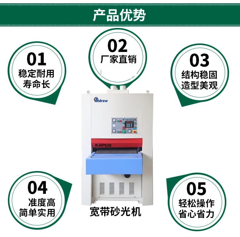 安德鲁-重型宽带定厚砂光机SRP-630型